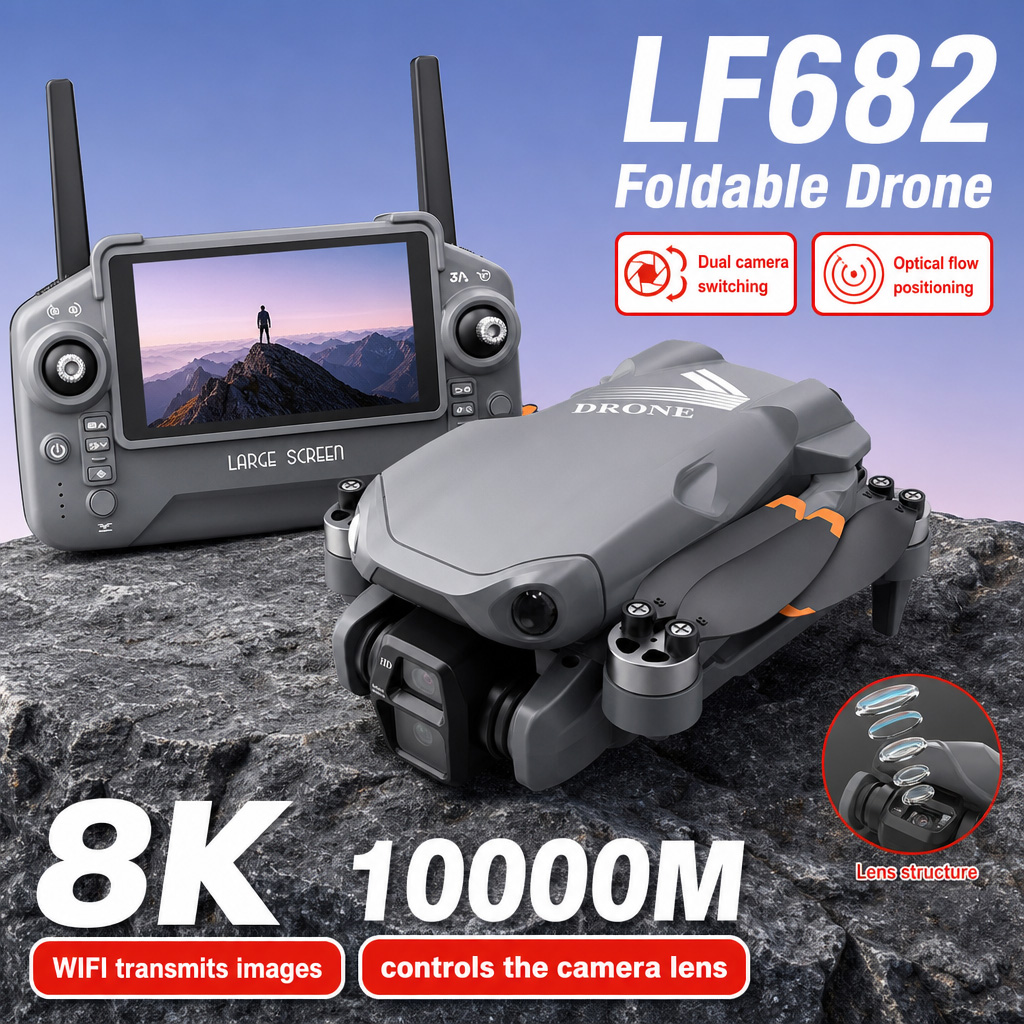Drone Gimbal Mount - Zdjęcia lotnicze z drona LF682, 8K