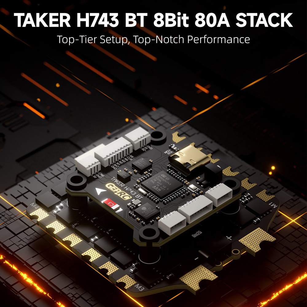 GEPRC TAKER H743 BT 8Bit 80A S – Drone Gimbal Controller recenzja i cena